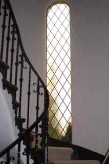 Restored Leaded Glass Landing Window