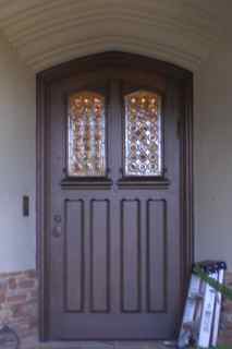 New Rondel Front Door Panes