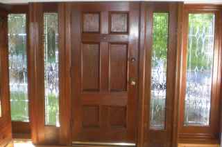 New Leaded Glass Double Sidelights