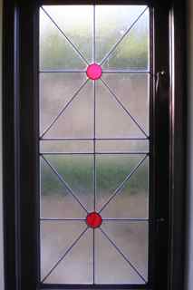 leaded stained glass window